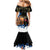 Israel Memorial Day Mermaid Dress Red Everlasting Flower With Candle Light