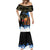 Israel Memorial Day Mermaid Dress Red Everlasting Flower With Candle Light