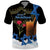 Israel Memorial Day Polo Shirt Red Everlasting Flower With Candle Light