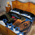 Israel Memorial Day Quilt Bed Set Red Everlasting Flower With Candle Light
