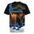 Israel Memorial Day Rugby Jersey Red Everlasting Flower With Candle Light