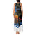 Israel Memorial Day Tank Maxi Dress Red Everlasting Flower With Candle Light