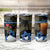 Israel Memorial Day Tumbler Cup Red Everlasting Flower With Candle Light