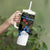 Israel Memorial Day Tumbler With Handle Red Everlasting Flower With Candle Light