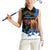 Israel Memorial Day Women Sleeveless Polo Shirt Red Everlasting Flower With Candle Light