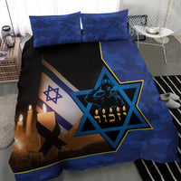 Yom HaZikaron Israel Bedding Set We Will Always Remember Camouflage Style