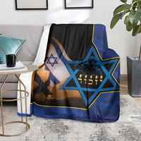 Yom HaZikaron Israel Blanket We Will Always Remember Camouflage Style