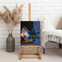 Yom HaZikaron Israel Canvas Wall Art We Will Always Remember Camouflage Style