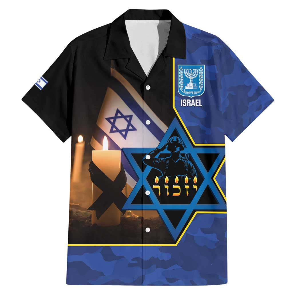 Yom HaZikaron Israel Family Matching Mermaid Dress and Hawaiian Shirt We Will Always Remember Camouflage Style