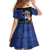 Yom HaZikaron Israel Family Matching Off Shoulder Maxi Dress and Hawaiian Shirt We Will Always Remember Camouflage Style