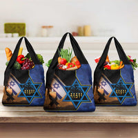 Yom HaZikaron Israel Grocery Bag We Will Always Remember Camouflage Style