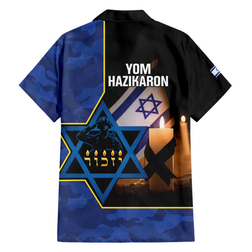 Yom HaZikaron Israel Hawaiian Shirt We Will Always Remember Camouflage Style