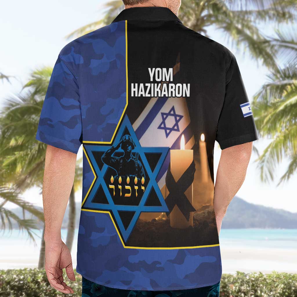 Yom HaZikaron Israel Hawaiian Shirt We Will Always Remember Camouflage Style