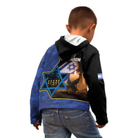 Yom HaZikaron Israel Kid Hoodie We Will Always Remember Camouflage Style