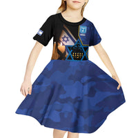 Yom HaZikaron Israel Kid Short Sleeve Dress We Will Always Remember Camouflage Style