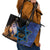 Yom HaZikaron Israel Leather Tote Bag We Will Always Remember Camouflage Style