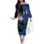 Yom HaZikaron Israel Off The Shoulder Long Sleeve Dress We Will Always Remember Camouflage Style