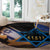 Yom HaZikaron Israel Round Carpet We Will Always Remember Camouflage Style