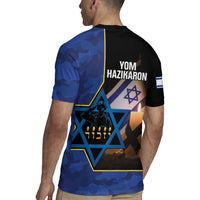 Yom HaZikaron Israel Rugby Jersey We Will Always Remember Camouflage Style