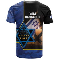 Yom HaZikaron Israel T Shirt We Will Always Remember Camouflage Style