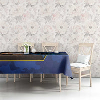 Yom HaZikaron Israel Tablecloth We Will Always Remember Camouflage Style