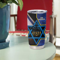 Yom HaZikaron Israel Tumbler Cup We Will Always Remember Camouflage Style