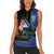 Yom HaZikaron Israel Women Sleeveless Polo Shirt We Will Always Remember Camouflage Style