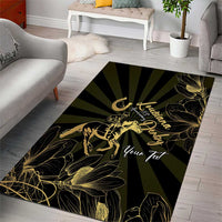 Personalized Louisiana Horse Racing Area Rug 113th Anniversary Magnolia Blossom