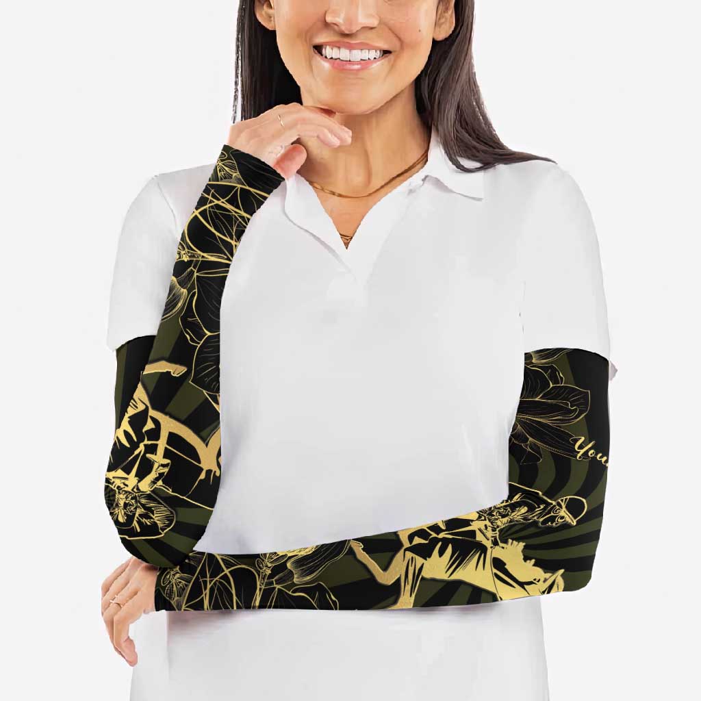 Personalized Louisiana Horse Racing Arm Sleeves 113th Anniversary Magnolia Blossom