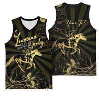 Personalized Louisiana Horse Racing Basketball Jersey 113th Anniversary Magnolia Blossom