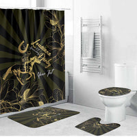 Personalized Louisiana Horse Racing Bathroom Set 113th Anniversary Magnolia Blossom