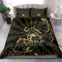 Personalized Louisiana Horse Racing Bedding Set 113th Anniversary Magnolia Blossom