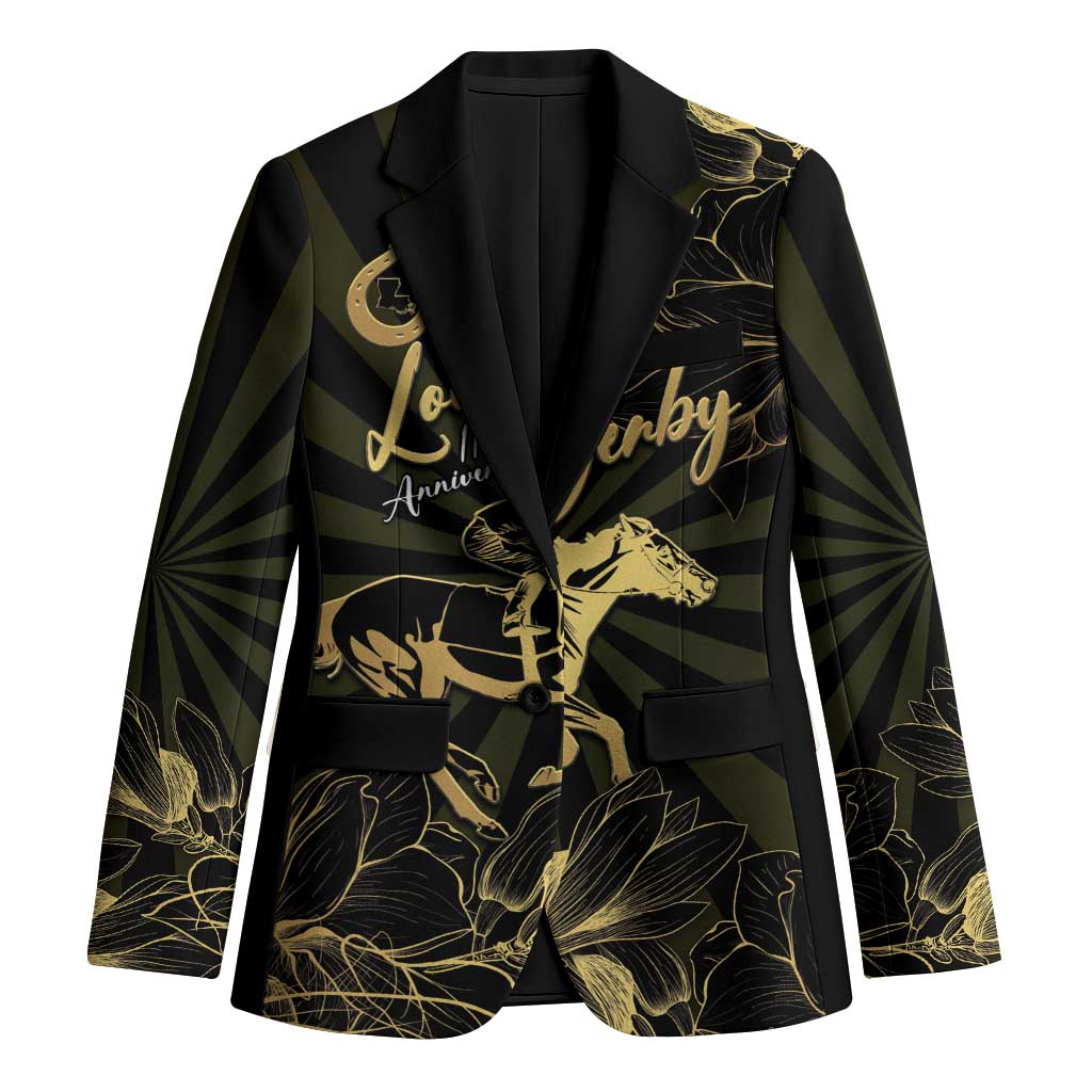 Personalized Louisiana Horse Racing Blazer 113th Anniversary Magnolia Blossom