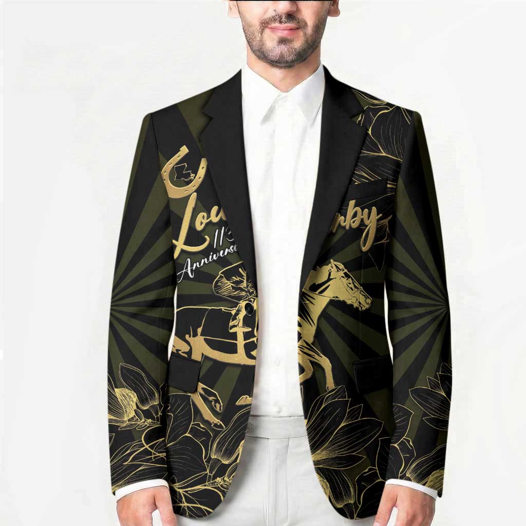 Personalized Louisiana Horse Racing Blazer 113th Anniversary Magnolia Blossom