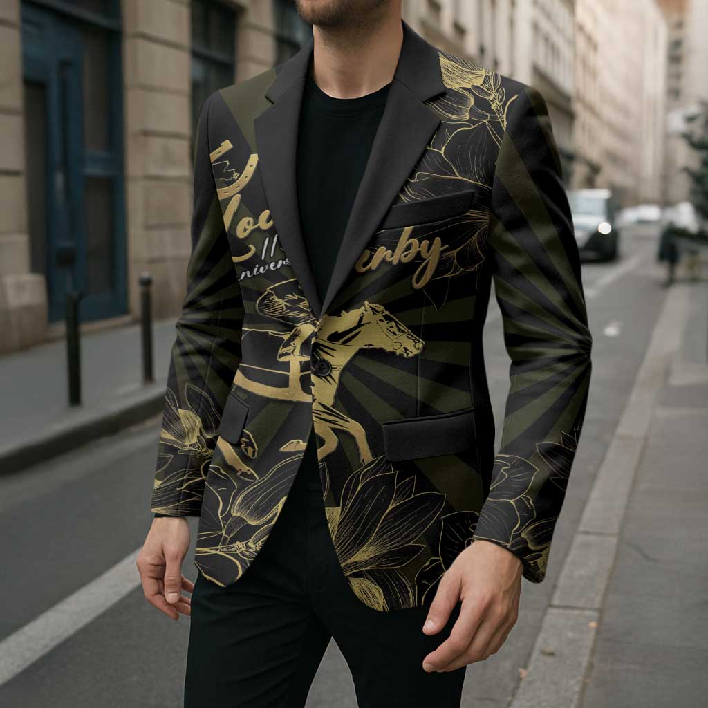Personalized Louisiana Horse Racing Blazer 113th Anniversary Magnolia Blossom
