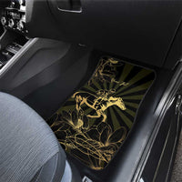 Personalized Louisiana Horse Racing Car Mats 113th Anniversary Magnolia Blossom