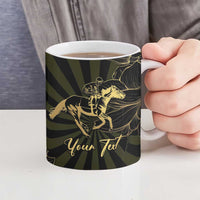 Personalized Louisiana Horse Racing Ceramic Mug 113th Anniversary Magnolia Blossom