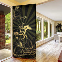 Personalized Louisiana Horse Racing Door Cover 113th Anniversary Magnolia Blossom