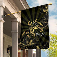 Personalized Louisiana Horse Racing Garden Flag 113th Anniversary Magnolia Blossom