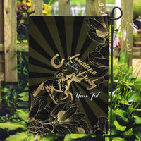 Personalized Louisiana Horse Racing Garden Flag 113th Anniversary Magnolia Blossom