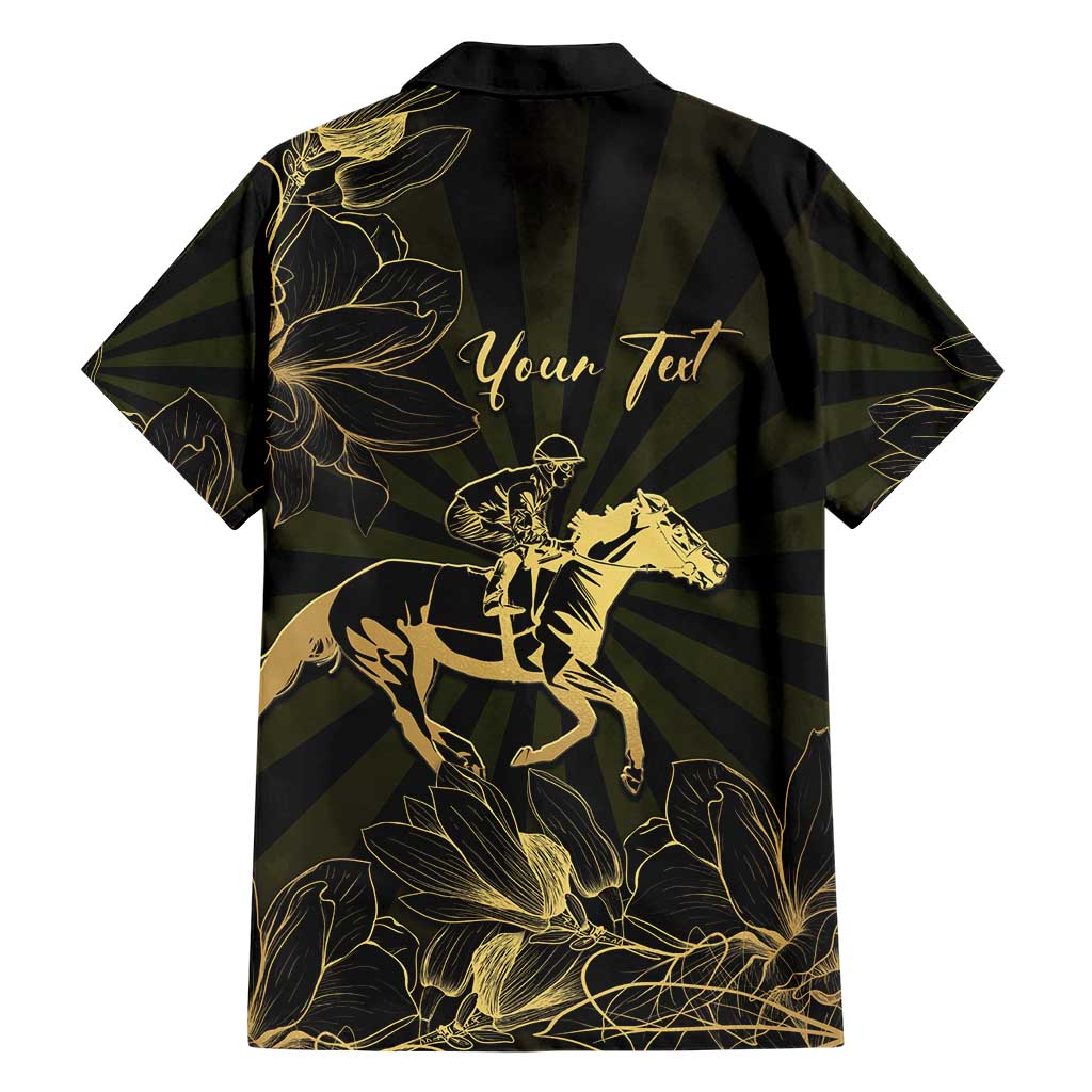 Personalized Louisiana Horse Racing Hawaiian Shirt 113th Anniversary Magnolia Blossom