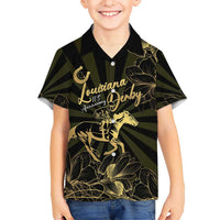 Personalized Louisiana Horse Racing Hawaiian Shirt 113th Anniversary Magnolia Blossom