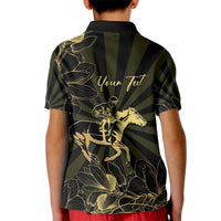 Personalized Louisiana Horse Racing Kid Polo Shirt 113th Anniversary Magnolia Blossom