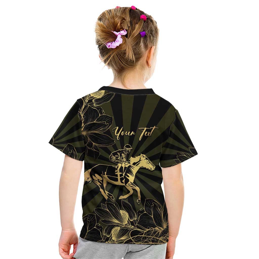 Personalized Louisiana Horse Racing Kid T Shirt 113th Anniversary Magnolia Blossom