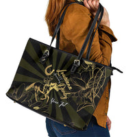 Personalized Louisiana Horse Racing Leather Tote Bag 113th Anniversary Magnolia Blossom