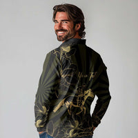 Personalized Louisiana Horse Racing Long Sleeve Polo Shirt 113th Anniversary Magnolia Blossom
