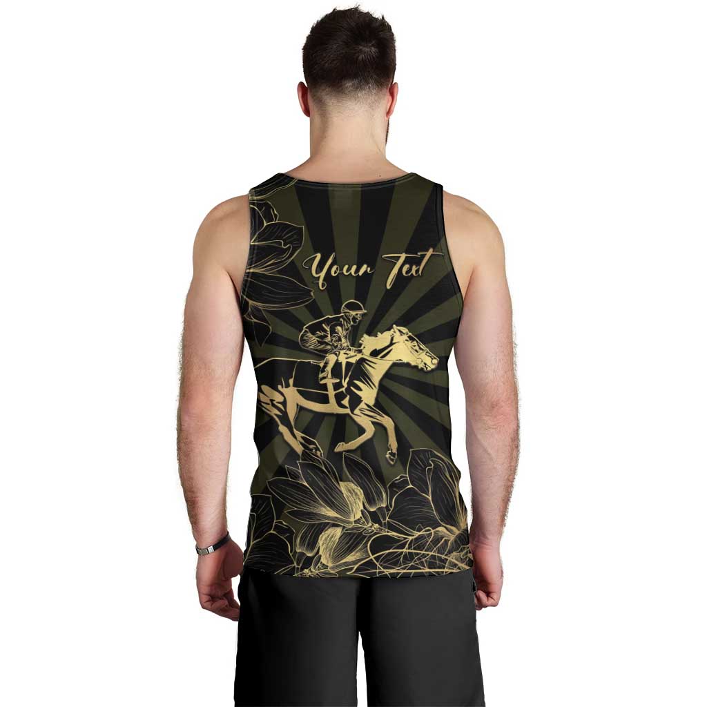 Personalized Louisiana Horse Racing Men Tank Top 113th Anniversary Magnolia Blossom