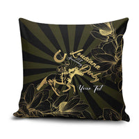 Personalized Louisiana Horse Racing Pillow Cover 113th Anniversary Magnolia Blossom