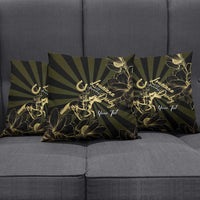 Personalized Louisiana Horse Racing Pillow Cover 113th Anniversary Magnolia Blossom