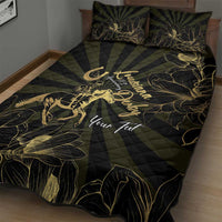 Personalized Louisiana Horse Racing Quilt Bed Set 113th Anniversary Magnolia Blossom